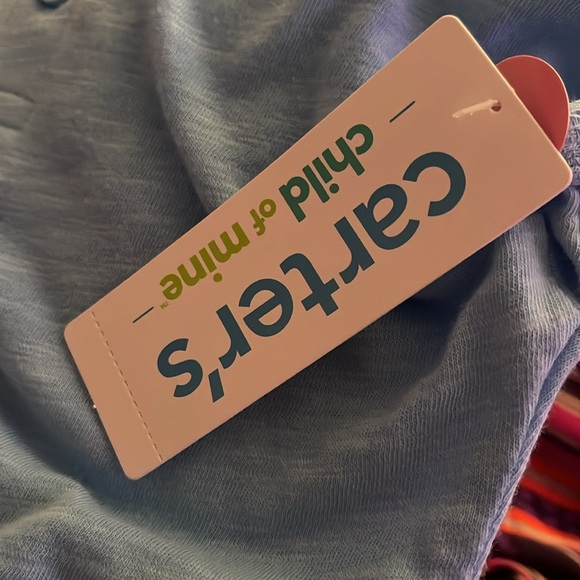 NWT Carter's Child of Mine IB 3pc Newborn Outfit Set - Blue Shark - Picture 6 of 7